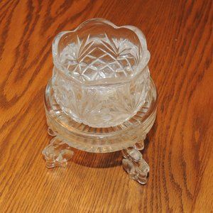 Party Lite lead crystal votive holder